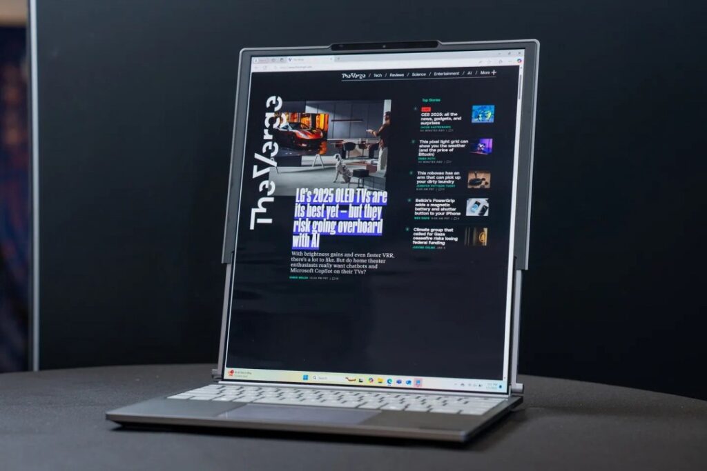 CES 2025：酷炫！联想发布世界首台卷轴屏笔记本ThinkBook Plus Gen 6 Rol