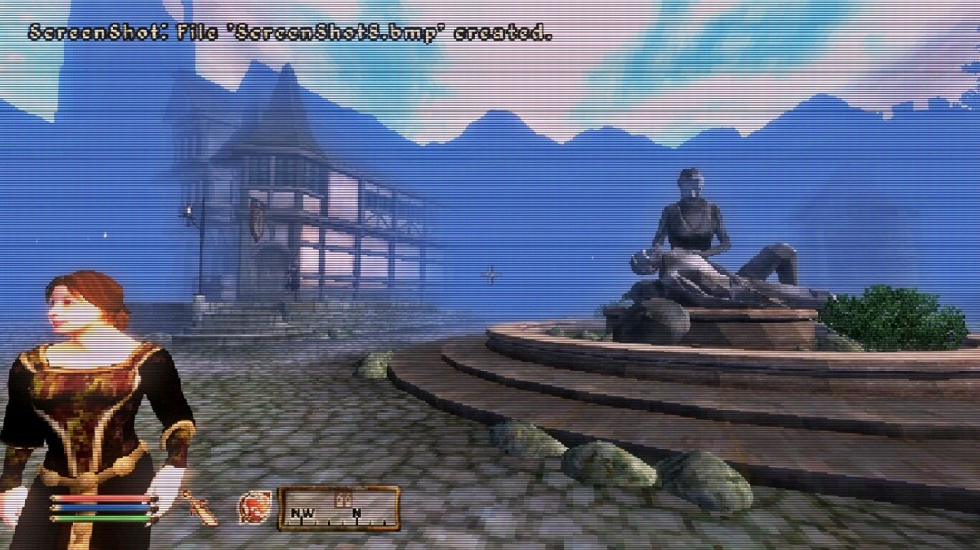 《上古卷轴4:湮没》降质MOD让人重温PS1时代感觉