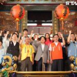 拔樁意味濃!賴清德竹縣拜廟 藍營背景鄉鎮長陪同喊「高票當選」