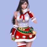 《最终幻想7》蒂法新年贺图赏 完美身材性感热辣