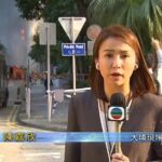 香港大火/真實版「新聞女王」!主播衝火災現場直播又趕回棚內 1敬業表現被讚爆