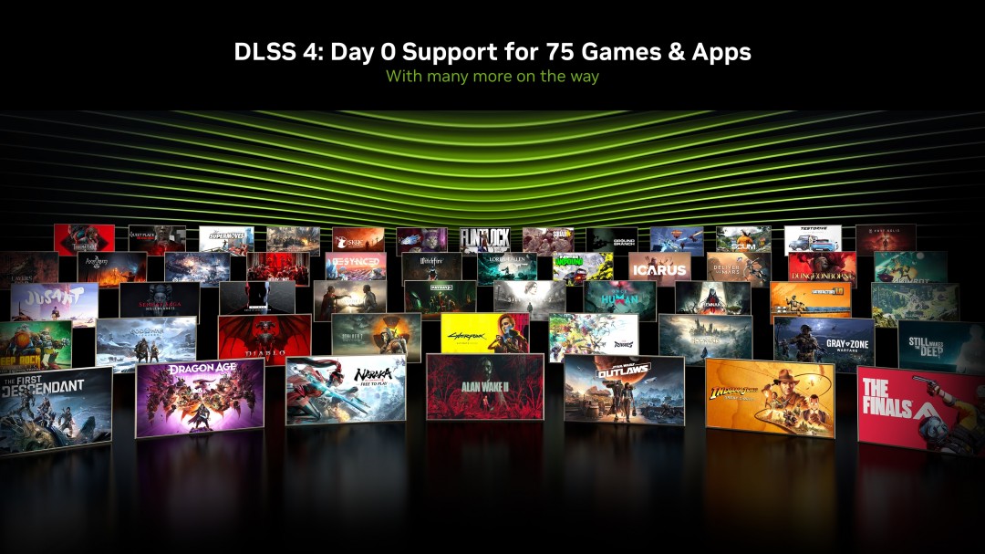 DLSS 4首日支持游戏名单公布 《黑神话:悟空》将在晚些时候添加